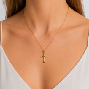 CRUZ CAMINO ORO 18K MERKABÁ