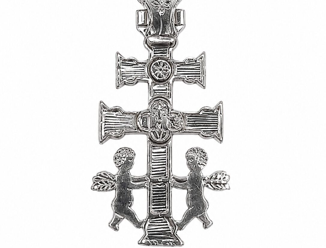 CRUZ CARAVACA PLATA REPLICA