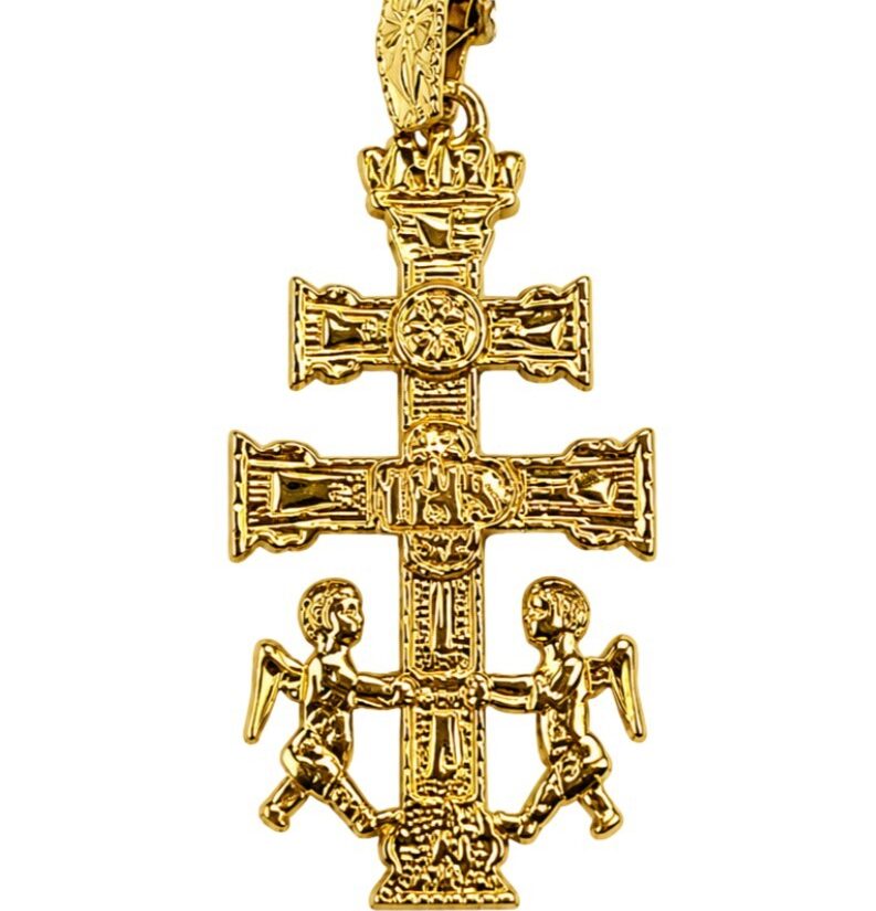 CRUZ CARAVACA ORO 18K REPLICA