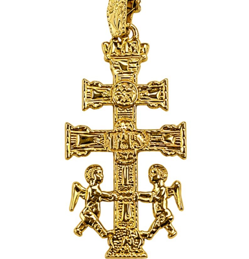 CRUZ CARAVACA ORO 18K REPLICA