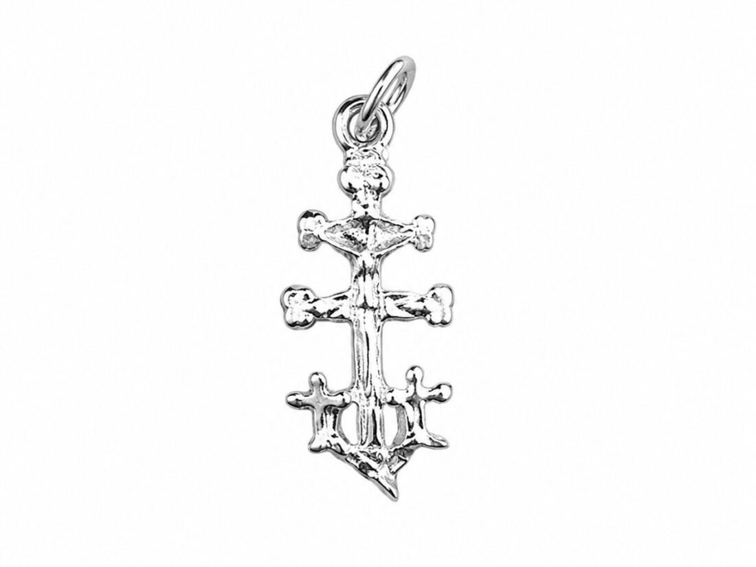 CRUZ CARAVACA PLATA ÁNGELES
