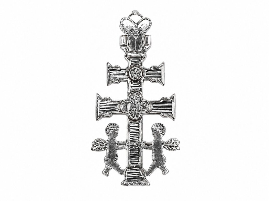 CRUZ CARAVACA PLATA REPLICA