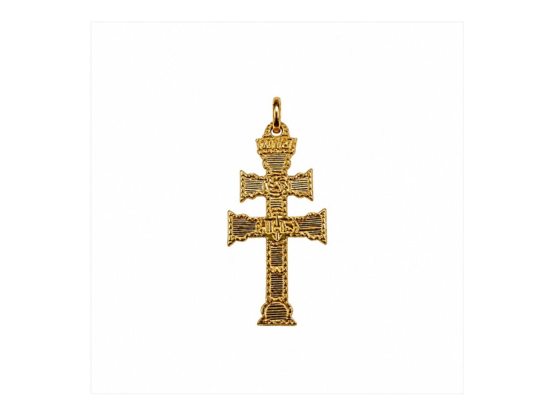CRUZ CARAVACA ORO 18K LAMINADA