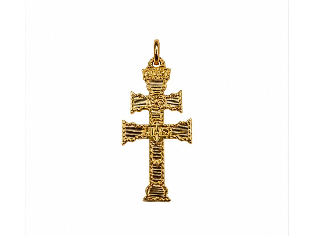 CRUZ CARAVACA ORO 18K LAMINADA