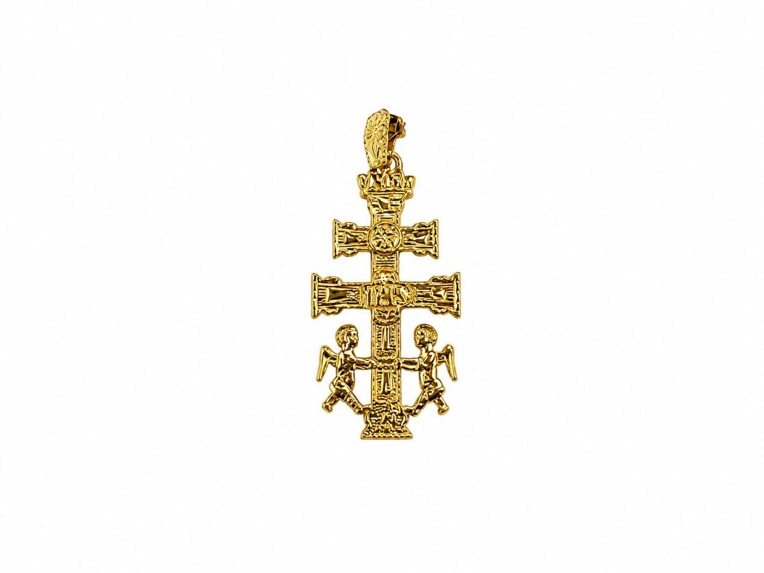 CRUZ CARAVACA ORO 18K REPLICA