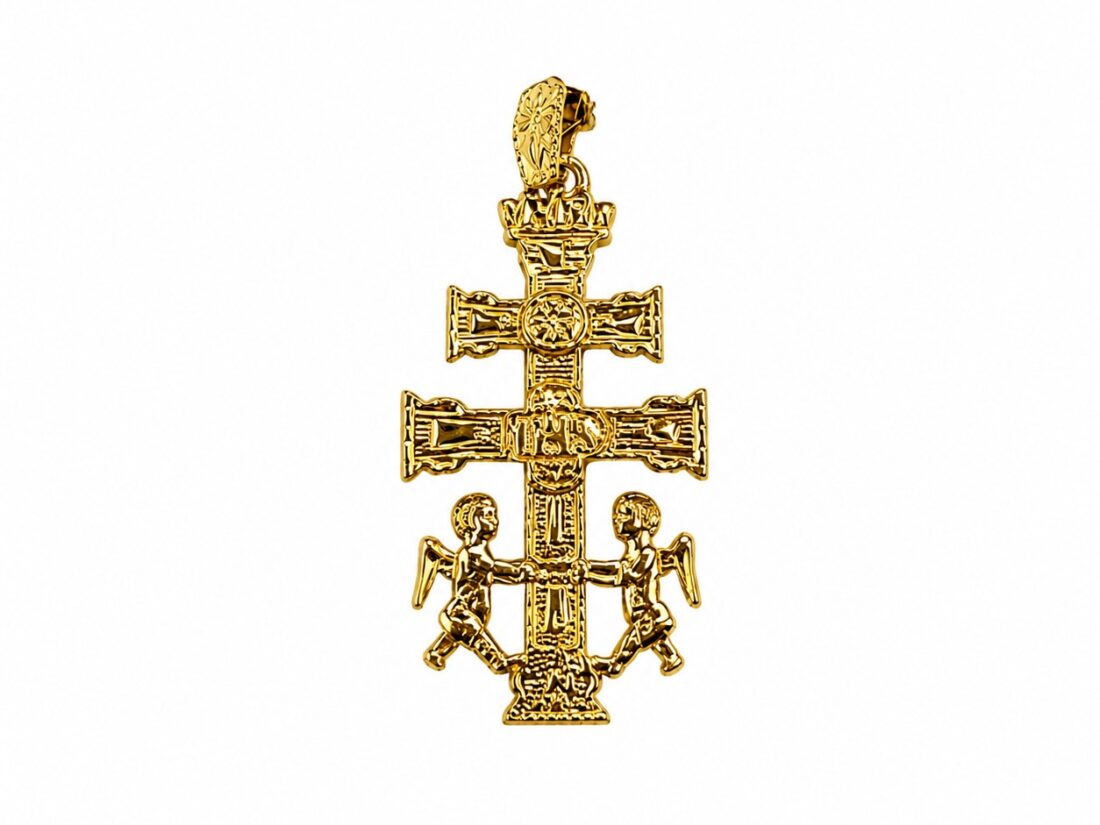 CRUZ CARAVACA ORO 18K REPLICA
