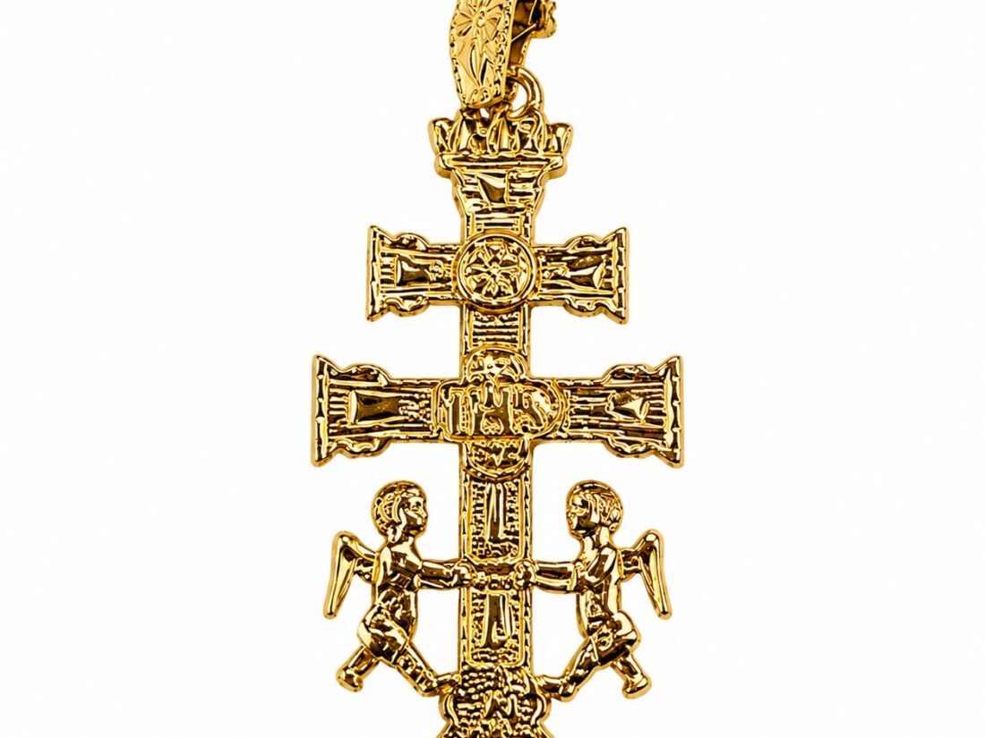 CRUZ CARAVACA ORO 18K REPLICA