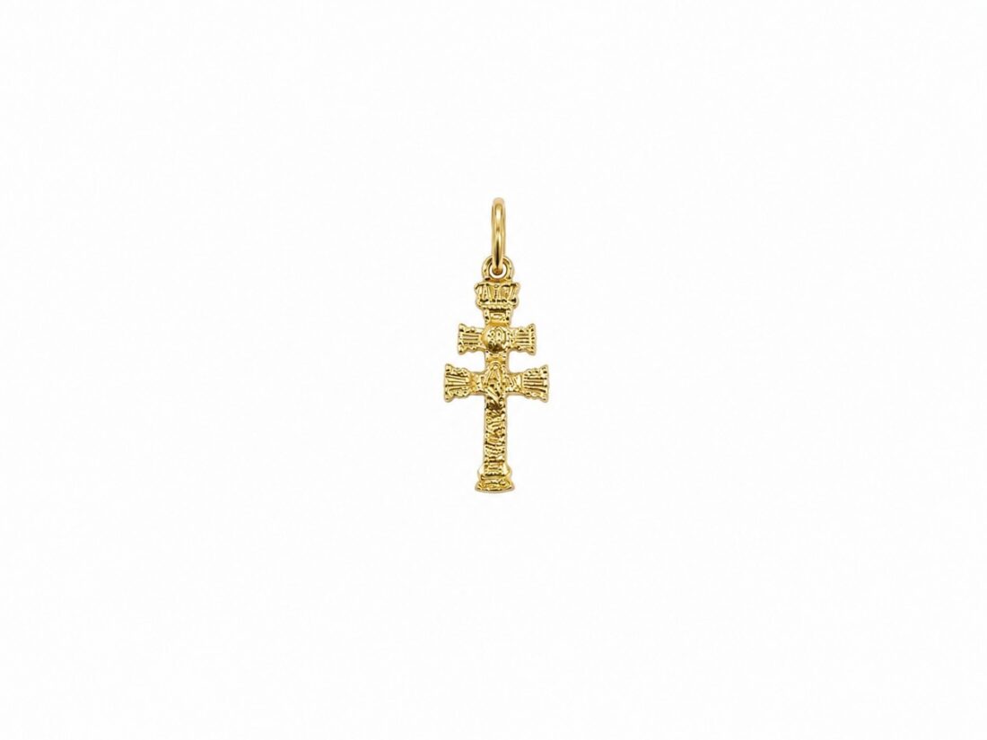 CRUZ CARAVACA ORO 18K RELIEVE