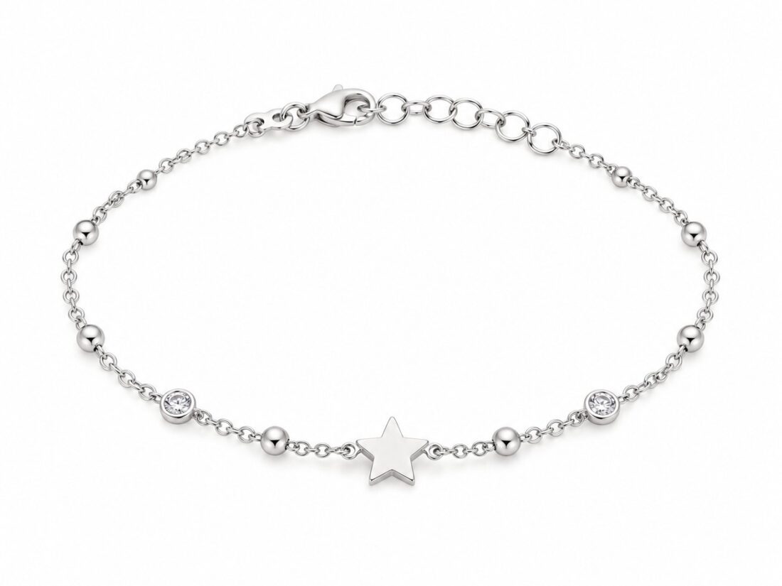PULSERA PLATA ESTRELLA